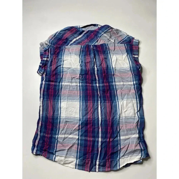 RAILS Women’s S Sleevless Paid Shirt RAILS BRITT Shirt Designer Sleeveless Top - Picture 6 of 6